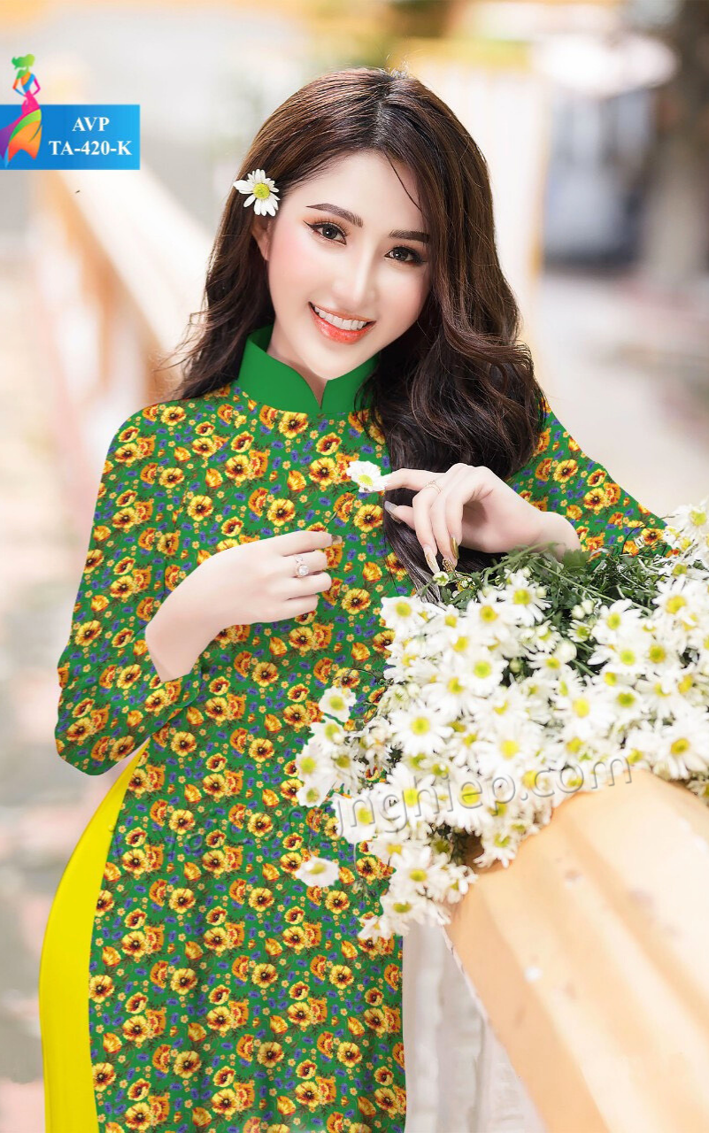 in áo dài theo yêu cầu